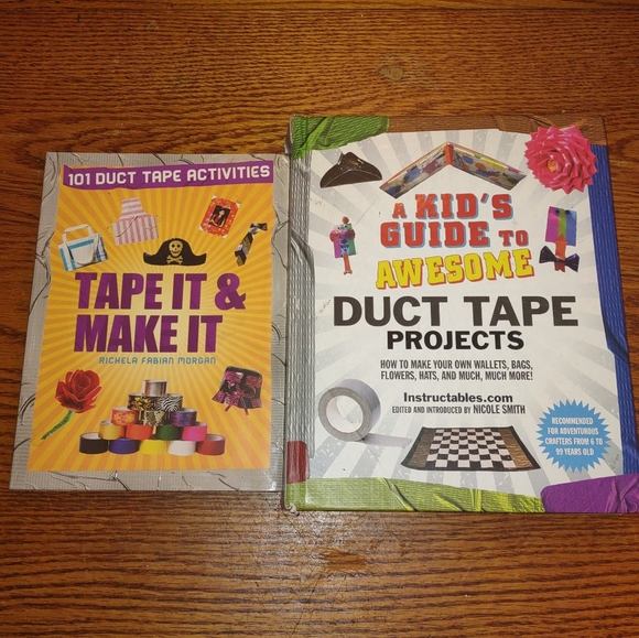 Children's Duct Tape Projects Books Set of 2 - Picture 1 of 11